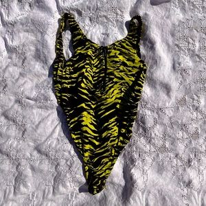 Nasty Gal Animal Print Body Suit